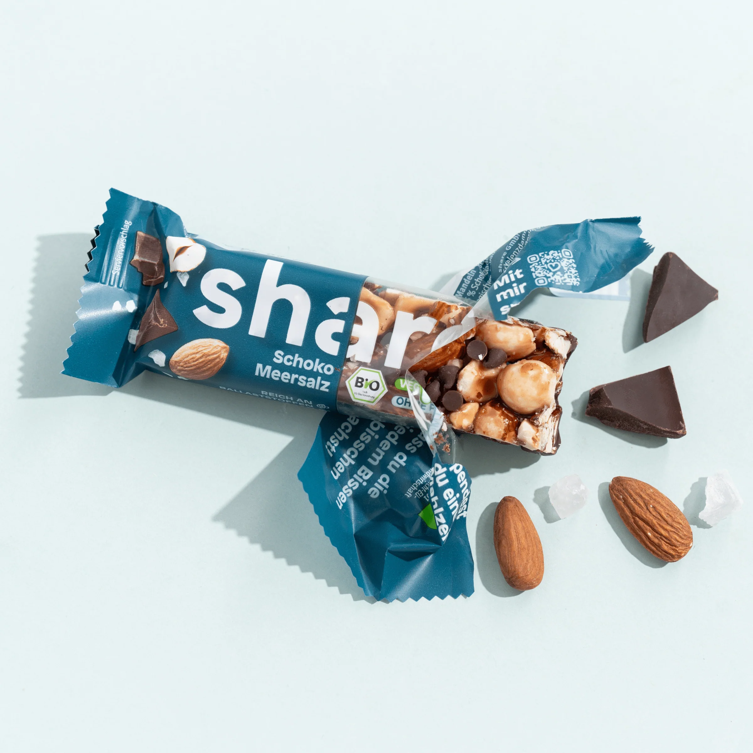 Bio Nussriegel Schoko & Meersalz - Image 4