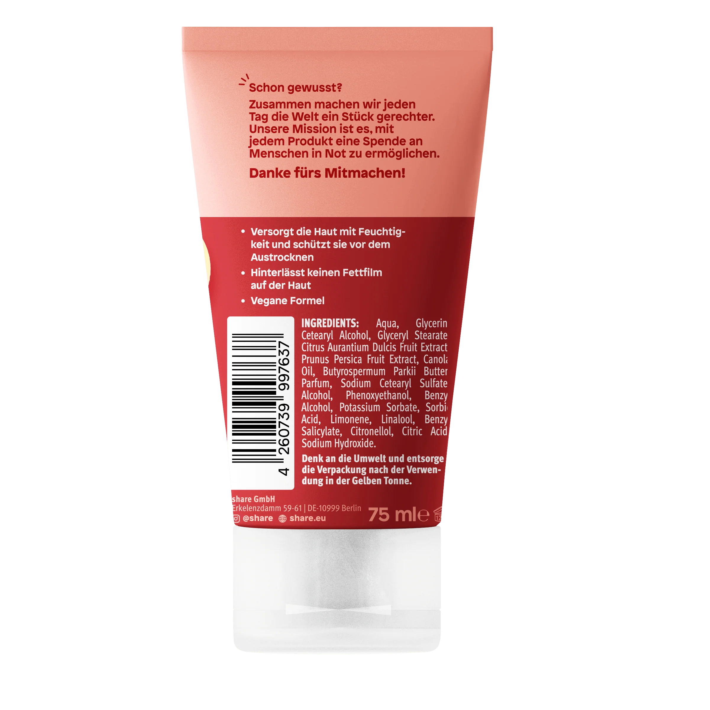 Handcreme Pfirsich & Orange - Image 3